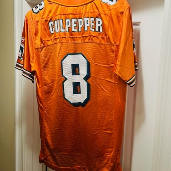 Miami Dolphins Vintage Duante Culpepper Boys Large Football Jersey # 8 Reebok - Picture 4 of 4